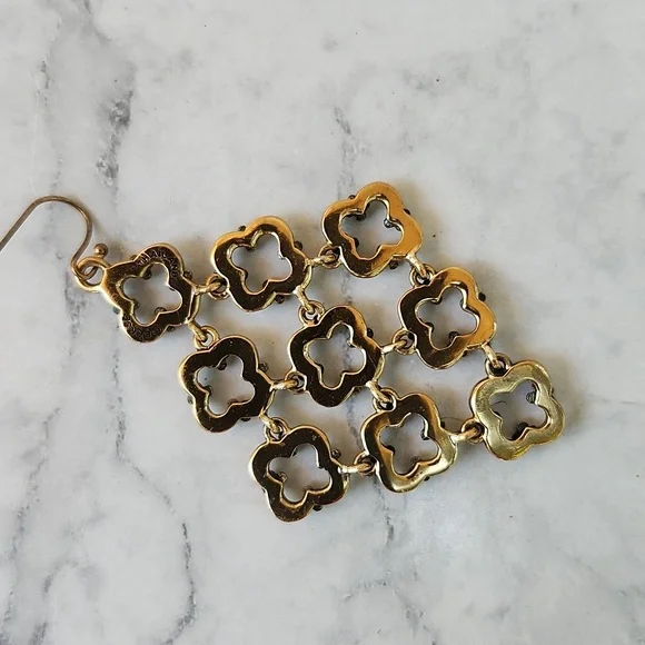 BARSE GOLDEN BRONZE DROP EARRINGS - Picture 4 of 6